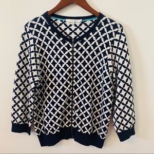 Boden Full Zip Cardigan Sweater Size 14